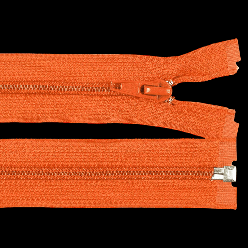 Casa si Gradina - Decoratiuni - DIY - Articole mercerie - Fermoar spiralat detasabil, lungime 30 cm Portocaliu - Infinity.ro