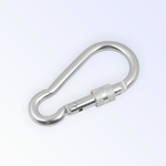 Casa si Gradina - Decoratiuni - DIY - Articole mercerie - Carabina metalica cu prindere de siguranta 35 x 70 mm, Argintie - Infinity.ro