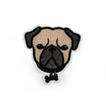 Casa si Gradina - Decoratiuni - DIY - Articole mercerie - Aplicatie textila termoadeziva brodata 6,2 x 6,3 cm Caine bej - Infinity.ro