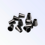 Casa si Gradina - Decoratiuni - DIY - Articole mercerie - Set 10 terminatii metalice pentru snur 5.5 mm Nichel negru - Infinity.ro