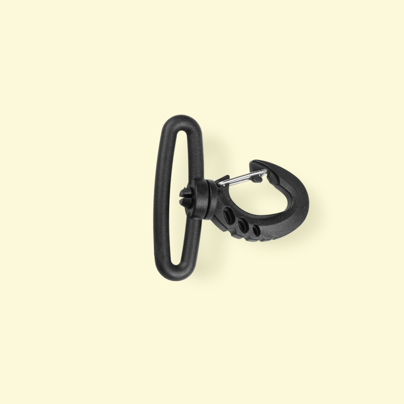 Casa si Gradina - Decoratiuni - DIY - Articole mercerie - Carabina rotativa din plastic 50 mm Negru - Infinity.ro