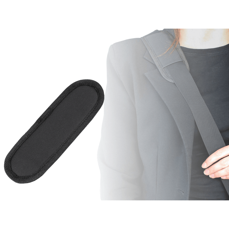 Casa si Gradina - Decoratiuni - DIY - Articole mercerie - Aparatoare de umar pentru genti de 40 mm, dimensiuni 6,5 x 19 cm, negru - Infinity.ro