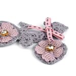 Casa si Gradina - Decoratiuni - DIY - Articole mercerie - Accesoriu textil decorativ pentru haine, Bicicleta, 4 x 6,7 cm - Infinity.ro