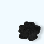 Casa si Gradina - Decoratiuni - DIY - Articole mercerie - Aplicatie termoadeziva brodata, 35 mm floare Neagra - Infinity.ro