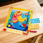 Jucarii, Copii si Bebe - Jucarii si jocuri - Jucarii & jocuri educative - Seturi de artizanat - Set creativ adeziv pentru copii +3 ani, Sirena - Infinity.ro