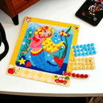 Jucarii, Copii si Bebe - Jucarii si jocuri - Jucarii & jocuri educative - Seturi de artizanat - Set creativ adeziv pentru copii +3 ani, Sirena - Infinity.ro