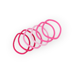 Fashion, accesorii si bijuterii - Copii - Accesorii copii - Accesorii pentru par copii - Set elastice pentru par LolliPop 24 bucati, Roz - Infinity.ro