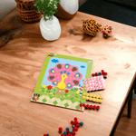 Jucarii, Copii si Bebe - Jucarii si jocuri - Jucarii & jocuri educative - Seturi de artizanat - Set creativ adeziv pentru copii +3 ani, Paun - Infinity.ro