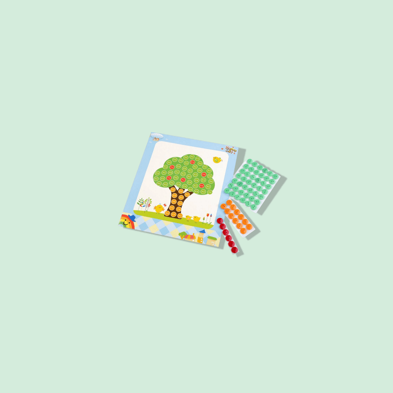Jucarii, Copii si Bebe - Jucarii si jocuri - Jucarii & jocuri educative - Seturi de artizanat - Set creativ adeziv pentru copii +3 ani, Pom - Infinity.ro