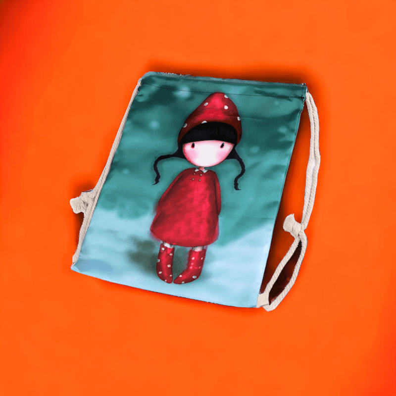 Sport si Outdoor - Articole de voiaj - Rucsacuri - Sac de umar cu imprimeu Crisalida, dimensiuni 33 x 43 cm, Verde rosu - Infinity.ro