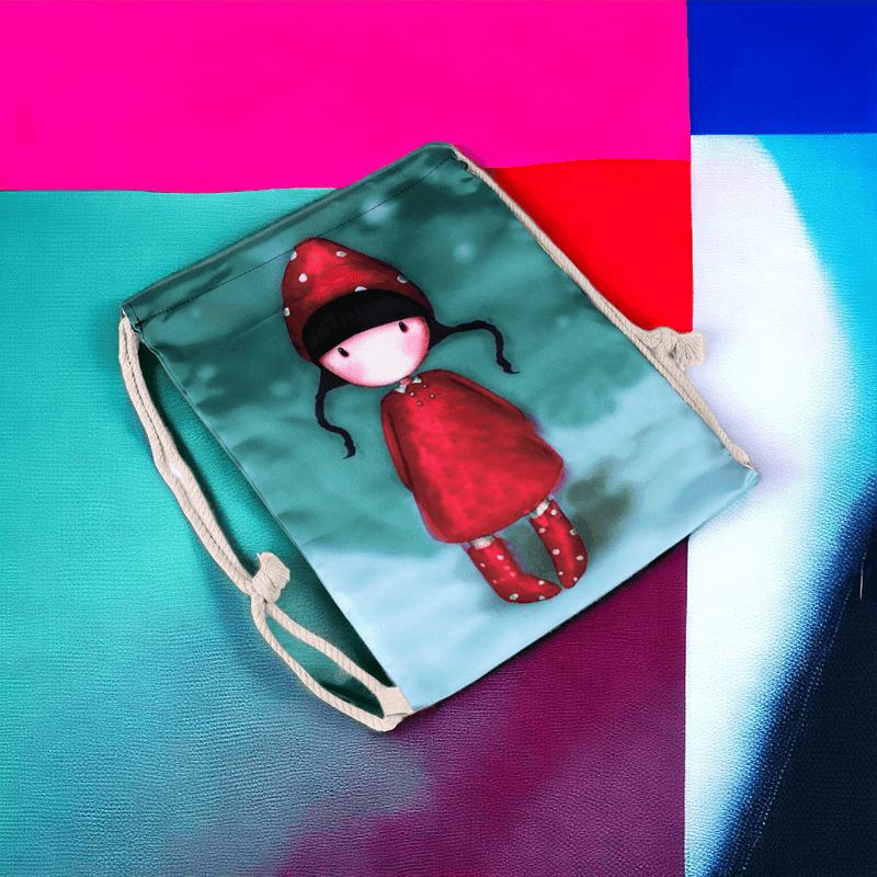 Sport si Outdoor - Articole de voiaj - Rucsacuri - Sac de umar cu imprimeu Crisalida, dimensiuni 33 x 43 cm, Verde rosu - Infinity.ro