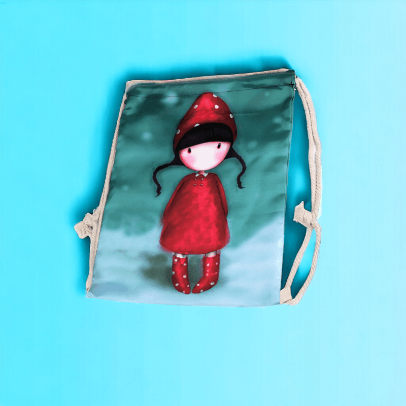 Sport si Outdoor - Articole de voiaj - Rucsacuri - Sac de umar cu imprimeu Crisalida, dimensiuni 33 x 43 cm, Verde rosu - Infinity.ro