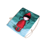 Sport si Outdoor - Articole de voiaj - Rucsacuri - Sac de umar cu imprimeu Crisalida, dimensiuni 33 x 43 cm, Verde rosu - Infinity.ro