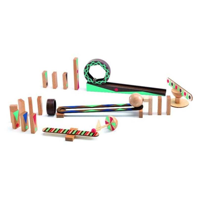 Jucarii, Copii si Bebe - Jucarii si jocuri - Seturi de constructie si cuburi - Seturi de constructie - Zig & Go - set de constructie trasee 28 piese - Infinity.ro