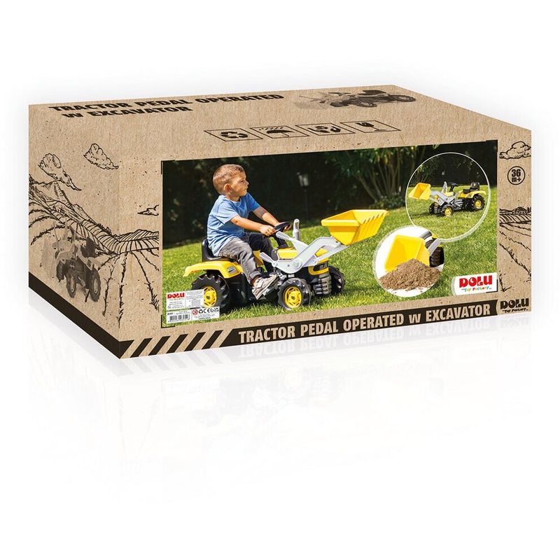 Jucarii, Copii si Bebe - Jucarii si jocuri - Vehicule si jucarii cu telecomanda - Utilaje constructie de jucarie - Excavator cu pedale - Infinity.ro