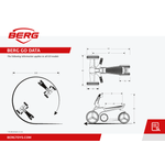 Jucarii, Copii si Bebe - Jucarii si jocuri - Jucarii de exterior - Masinute si vehicule pentru copii - Kart BERG GO T Tourquoise - Infinity.ro