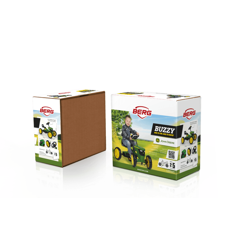 Jucarii, Copii si Bebe - Jucarii si jocuri - Jucarii de exterior - Masinute si vehicule pentru copii - Kart BERG Buzzy John Deere - Infinity.ro