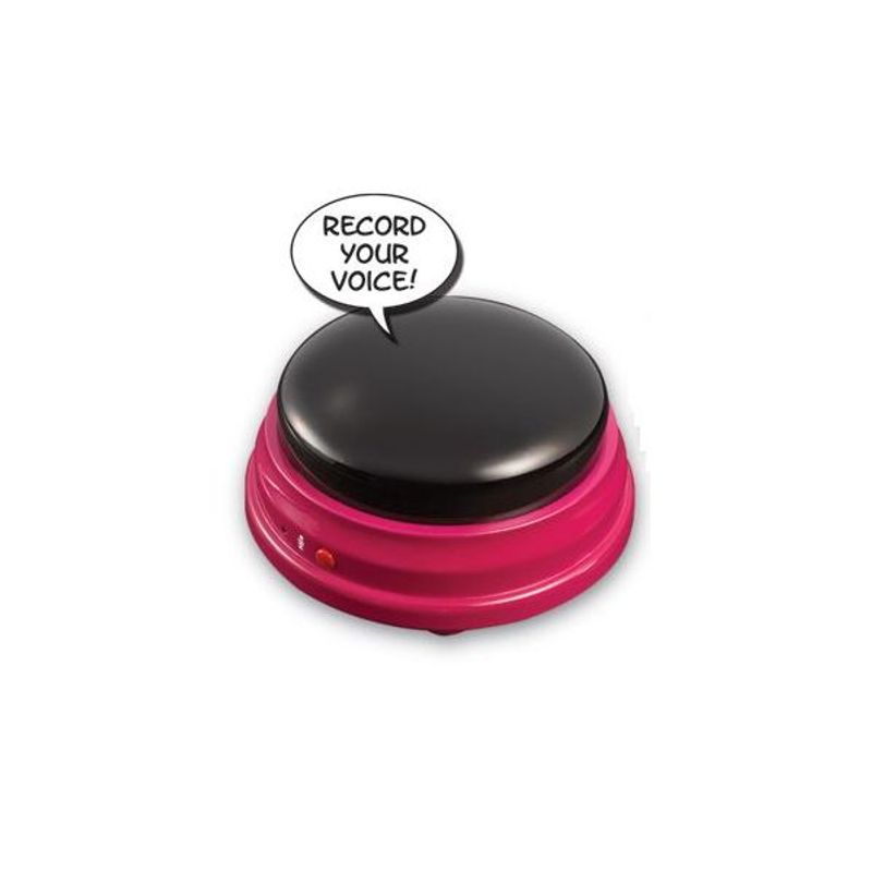 Jucarii, Copii si Bebe - Jucarii si jocuri - Jucarii & jocuri educative - Jocuri si jucarii educative - Buton Buzzer cu functie de inregistrare - Culoare aleatoare - Infinity.ro