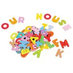 Jucarii, Copii si Bebe - Jucarii si jocuri - Jucarii & jocuri educative - Jocuri si jucarii educative - Litere magnetice 60 bucati Lelin - Infinity.ro