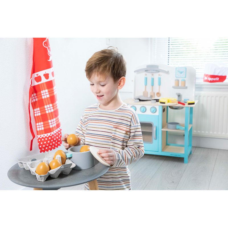 Jucarii, Copii si Bebe - Jucarii si jocuri - Jucarii de rol - Bucatarii copii - Cofraj 6 Oua Din Lemn - Bon Appetit - Joc de rol - Infinity.ro