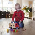Jucarii, Copii si Bebe - Jucarii si jocuri - Jucarii & jocuri educative - Jocuri si jucarii educative - Camion Shape Sorter cu 6 forme - Infinity.ro