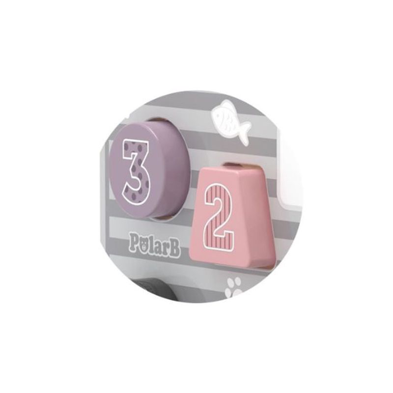 Jucarii, Copii si Bebe - Jucarii si jocuri - Jucarii bebelusi - Jucarii de tras/impins - Jucarie de tras sortator forme geometrice Camion PolarB - Infinity.ro