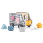 Jucarii, Copii si Bebe - Jucarii si jocuri - Jucarii bebelusi - Jucarii de tras/impins - Jucarie de tras sortator forme geometrice Camion PolarB - Infinity.ro