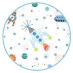 Fashion, accesorii si bijuterii - Copii - Imbracaminte copii - Salopete copii - Pelerina de ploaie Rachete, Djeco - Infinity.ro