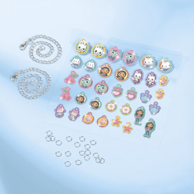 Jucarii, Copii si Bebe - Jucarii si jocuri - Jucarii & jocuri educative - Seturi de artizanat - Set DIY Bratari moi cu slipici, Gabby s Dollhouse - Infinity.ro