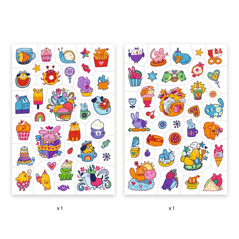 Jucarii, Copii si Bebe - Jucarii si jocuri - Jucarii & jocuri educative - Seturi de artizanat - Tatuaje Djeco Dulciurile lui Mimi - Infinity.ro