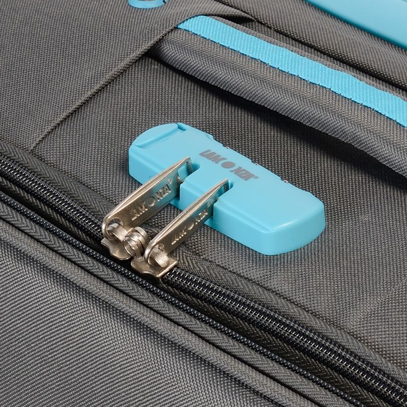 Sport si Outdoor - Articole de voiaj - Trolere - Troler Stream 74x46x29 cm, 3.8 kg, expandabil 30%, gri / turcoaz - Infinity.ro