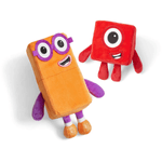 Jucarii, Copii si Bebe - Jucarii si jocuri - Jucarii de plus - Set mascote din plus Numberblocks - Unu & Doi - Infinity.ro
