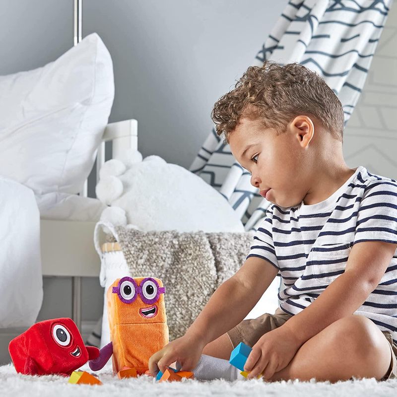 Jucarii, Copii si Bebe - Jucarii si jocuri - Jucarii de plus - Set mascote din plus Numberblocks - Unu & Doi - Infinity.ro