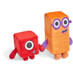Jucarii, Copii si Bebe - Jucarii si jocuri - Jucarii de plus - Set mascote din plus Numberblocks - Unu & Doi - Infinity.ro
