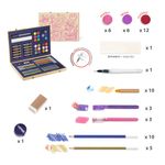 Jucarii, Copii si Bebe - Jucarii si jocuri - Jucarii & jocuri educative - Seturi pictura si desen - Cutie cu culori stralucitoare Djeco - Infinity.ro