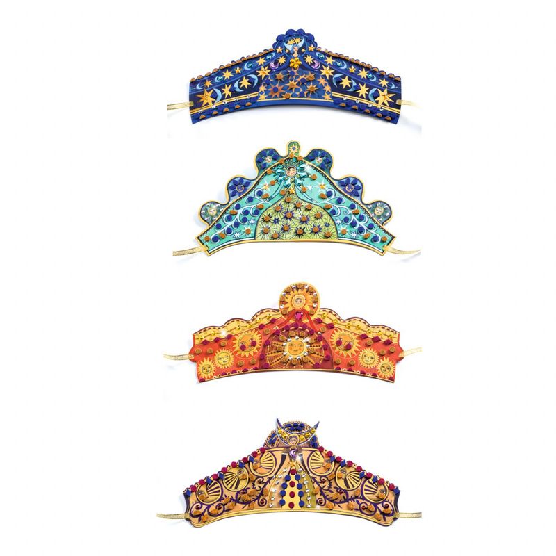 Jucarii, Copii si Bebe - Jucarii si jocuri - Jucarii & jocuri educative - Seturi de artizanat - Set DIY Diademe, Djeco - Infinity.ro