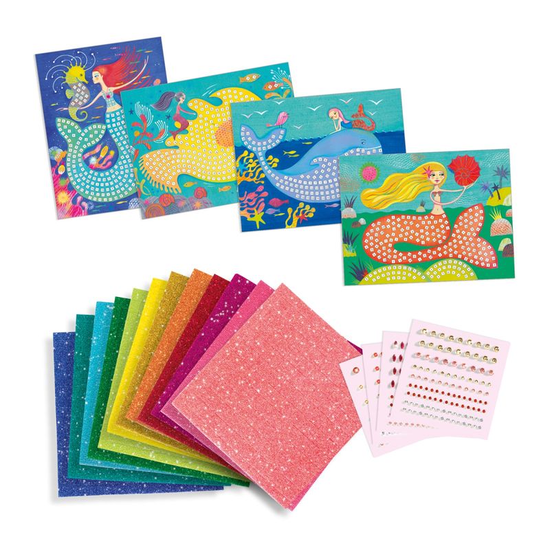 Jucarii, Copii si Bebe - Jucarii si jocuri - Jucarii & jocuri educative - Seturi pictura si desen - Mozaic Djeco, Sirene - Infinity.ro