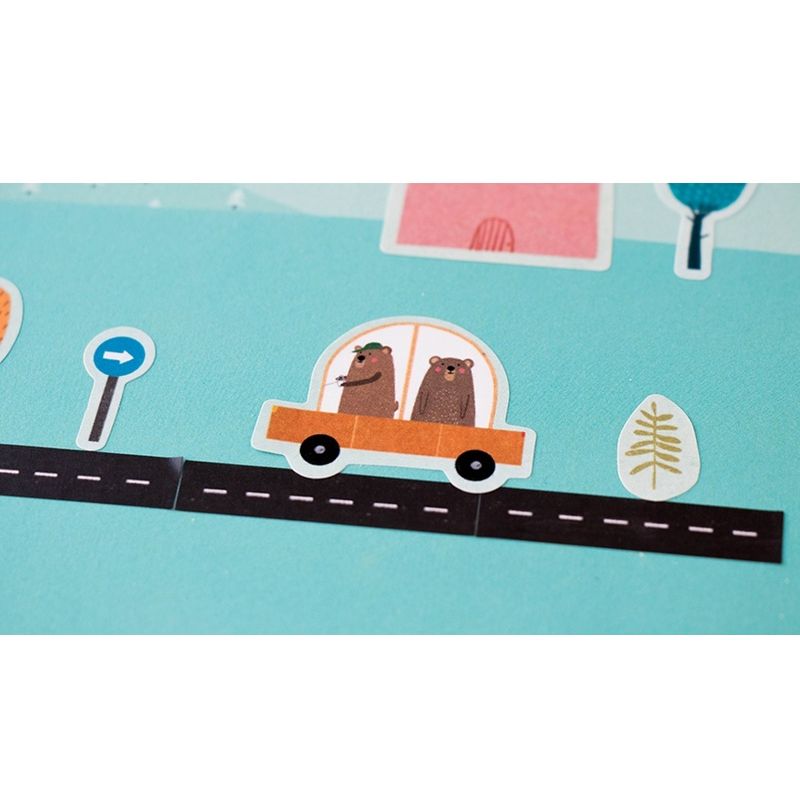 Carti si Birotica - Rechizite - Abtibilduri - Set cu abtibilduri repozitionabile Londji, Urban - Infinity.ro