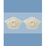 Ingrijire personala si Cosmetice - Sanatate si wellness - Aparate medicale - Suporturi ortopedice si orteze - Protectie calcai Emce®, set 2 bucati, Branturi, Potrivit pentru orice model de pantofi/adidasi, Marime Universala, Crem - Infinity.ro