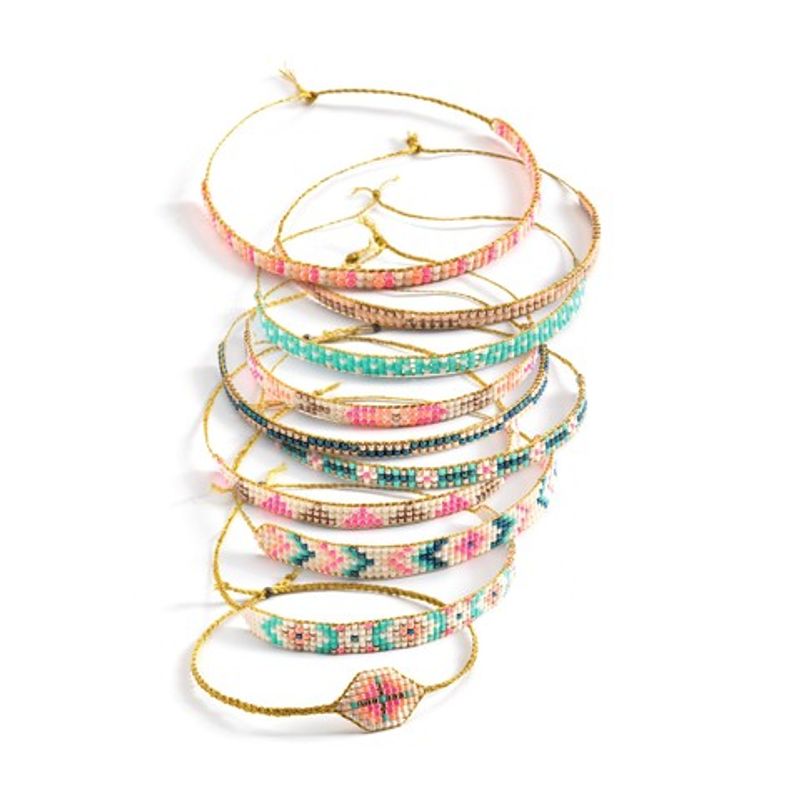 Jucarii, Copii si Bebe - Jucarii si jocuri - Jucarii & jocuri educative - Seturi de artizanat - Atelier Djeco de confectionat bratari cu margele - Infinity.ro