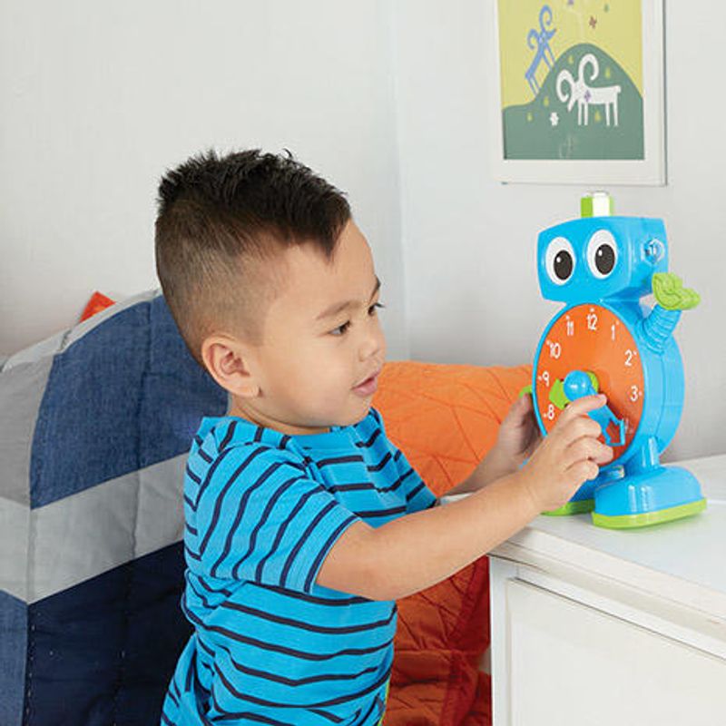 Jucarii, Copii si Bebe - Jucarii si jocuri - Jucarii & jocuri educative - Jocuri de memorie si inteligenta - Robotel Tic-Tac Invata sa citesti ceasul - Infinity.ro