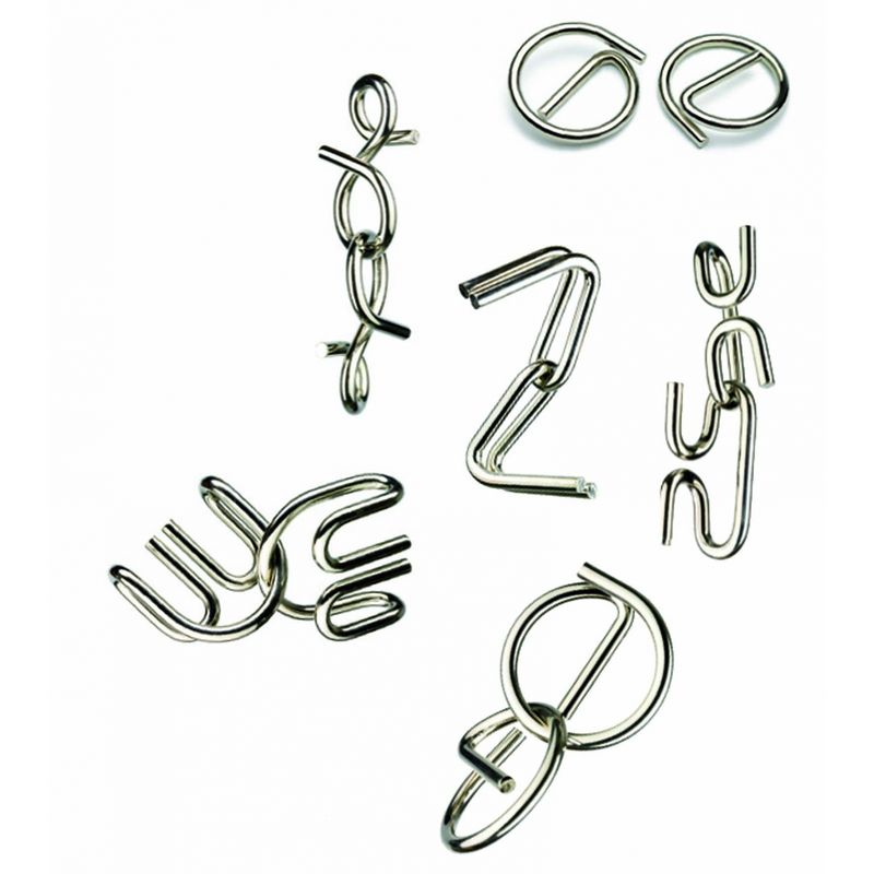 Jucarii, Copii si Bebe - Jucarii si jocuri - Jucarii & jocuri educative - Jocuri de memorie si inteligenta - Crazix jocuri de logica metalice - Infinity.ro