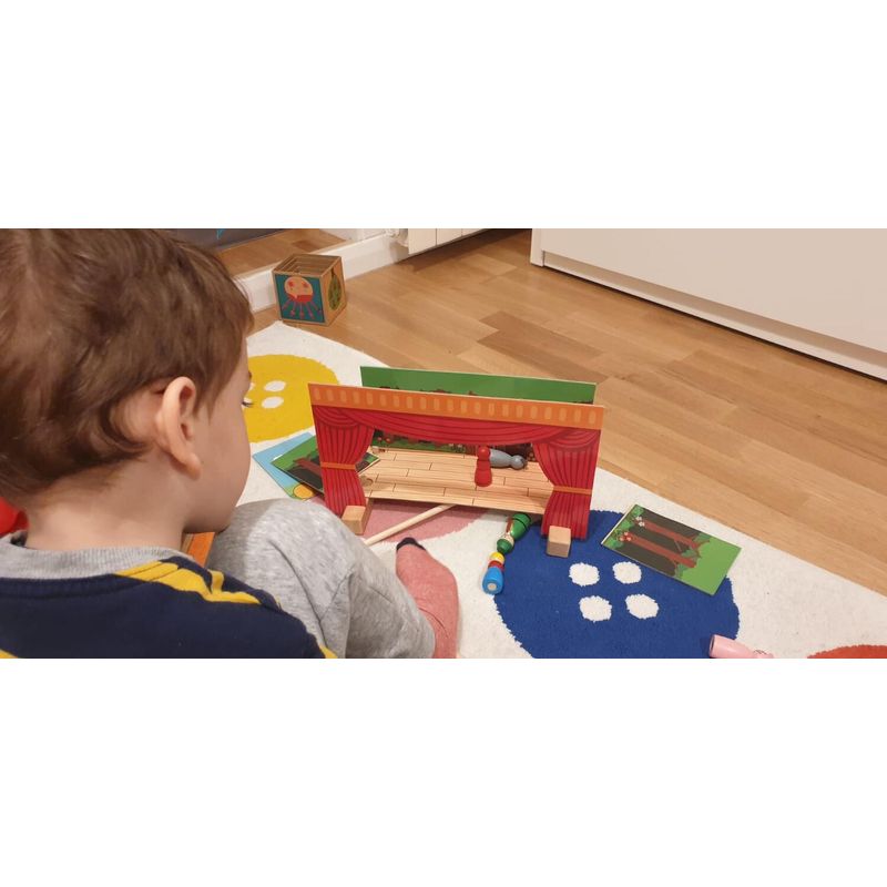 Jucarii, Copii si Bebe - Jucarii si jocuri - Jucarii & jocuri educative - Jocuri si jucarii educative - Teatru magnetic- Primul spectacol - Infinity.ro