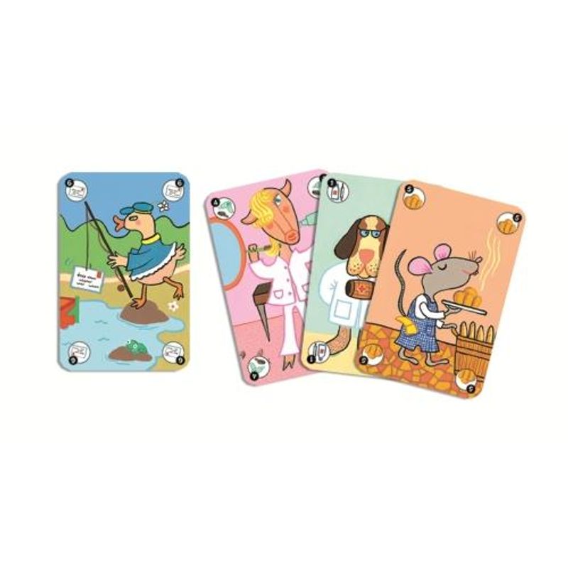 Jucarii, Copii si Bebe - Jucarii si jocuri - Jocuri si puzzle - Jocuri de societate - Joc de carti Happy family - Infinity.ro