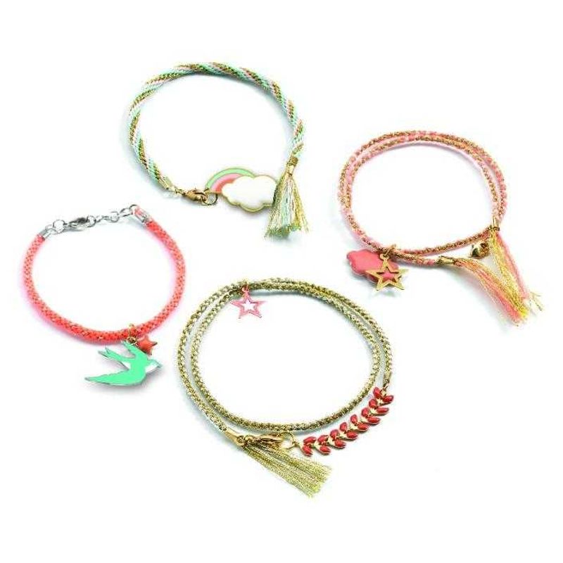 Jucarii, Copii si Bebe - Jucarii si jocuri - Jucarii & jocuri educative - Seturi de artizanat - Atelier de confectionat bratarile prieteniei - Set creativitate si indemanare - Infinity.ro