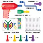 Jucarii, Copii si Bebe - Jucarii si jocuri - Jucarii & jocuri educative - Seturi de artizanat - Micul meu atelier de indemanare - set educativ - Set creativitate si indemanare - Infinity.ro