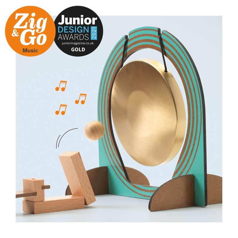 Jucarii, Copii si Bebe - Jucarii si jocuri - Seturi de constructie si cuburi - Seturi de constructie - Zig and Go Djeco, set de constructie trasee, Muzica - Infinity.ro