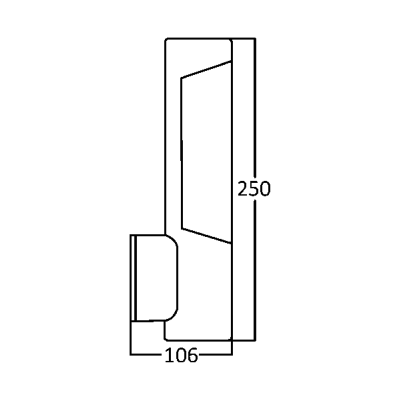 Casa si Gradina - Corpuri si surse de iluminat - Plafoniere, aplice si spoturi - Aplica de perete, pentru exterior, led, cu senzor, 7W, 3000k, ip44, BG43-01002, Tarus, Braytron - Infinity.ro