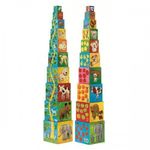 Jucarii, Copii si Bebe - Jucarii si jocuri - Seturi de constructie si cuburi - Seturi de constructie - Turn de construit - Set indemanare - 5 variante - Infinity.ro