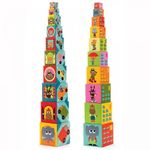 Jucarii, Copii si Bebe - Jucarii si jocuri - Seturi de constructie si cuburi - Seturi de constructie - Turn de construit - Set indemanare - 5 variante - Infinity.ro